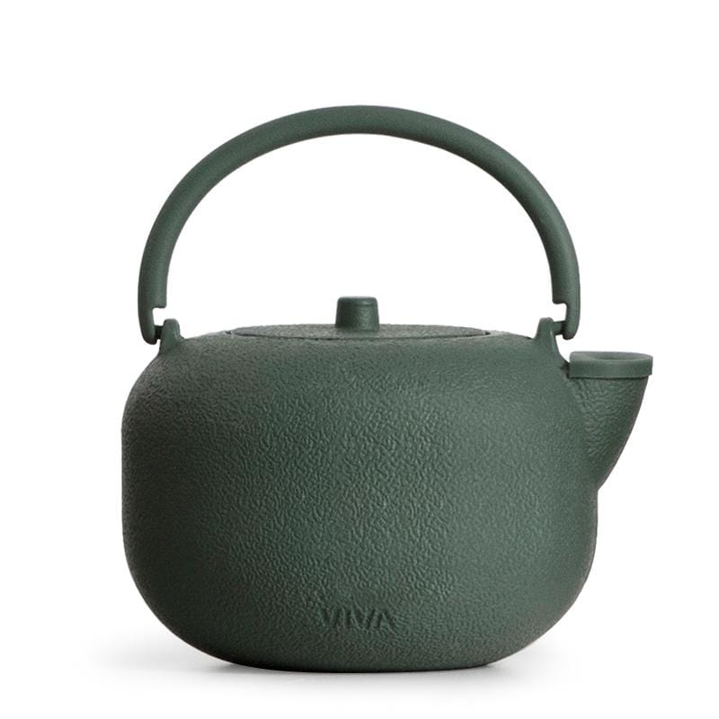 Saga™ Cast Iron Teapot Round Teapots VIVA Scandinavia Pine Green 